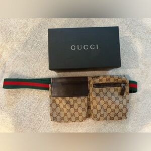 Gucci monogram GG bumbag purse fanny pack